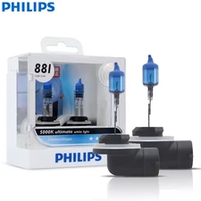 Diamond Vision 881 12.8V 27W PGJ13 5000K Pure White Halogen Car Lamps Fog Light 