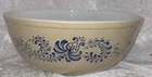 Vintage 4qt Pyrex Mixing Bowl Homestead Pattern #404
