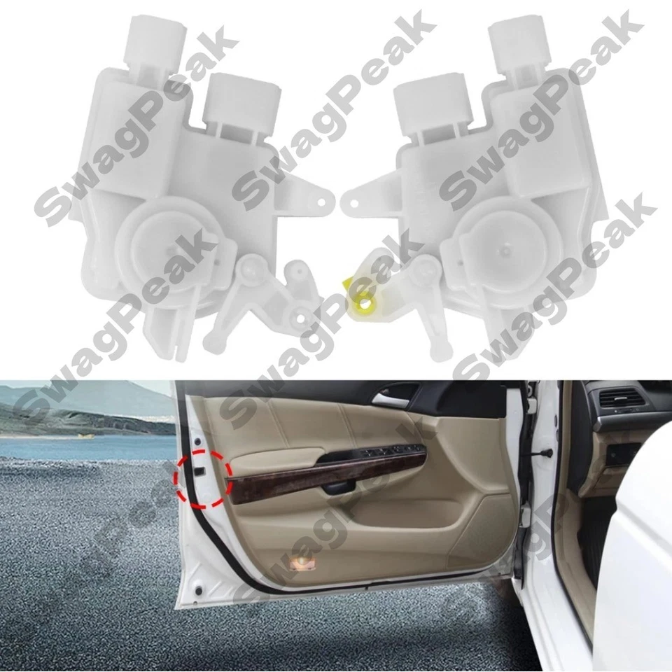 Actuador de bloqueo delantero izquierdo y derecho OEM un par para Honda Ridgeline Accord Acura TL Foto 2 de 4