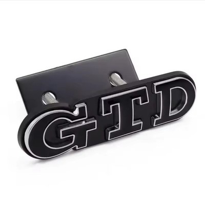 GTD Kühlergrill Emblem Anschraubbar 3D Schwarz Silber 5G0853679R