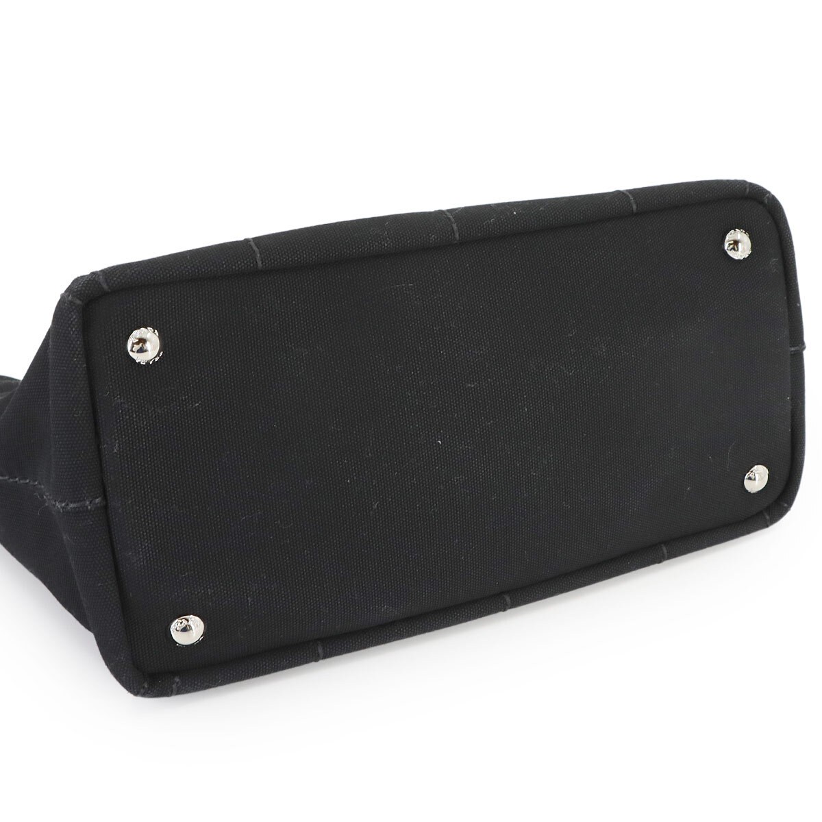 PRADA Canapa 2way Hand Shoulder Bag Canvas Nero Black 1BG350 Silver Hardware 90 thumbnail 5