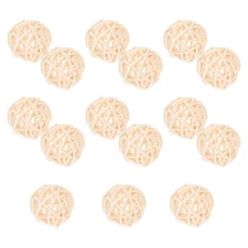 15 Pcs Rattan Balls for Decorating Aromatherapy Wicker Natural Spheres