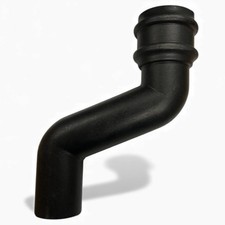 Cast Iron Effect Downpipe 112.50 x 150mm Offset Bend BRETT  (Plastic) BR2150CI