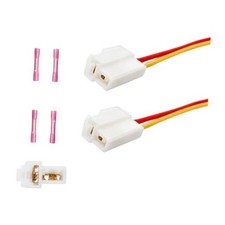 2Pack Cooling Fan 2 Terminal Pigtail Plug Wire Harness  Universal Connector