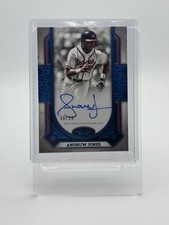 2024 Topps Tier 1 Andruw Jones Prime Performers Blue Foil AUTO #'d/99 Braves