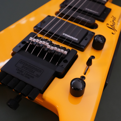 STEINBERGER Spirit GT-PRO Deluxe Hot Rod Yellow Headless HB-SC-HB