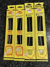 Lot Of 4 HO Scale Model Power No. 33 18" Curved Radius Sections Track New!
