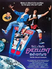 Bill Ted Excellent Adventure Poster High Quality Metal Fridge Magnet 3x4 9828