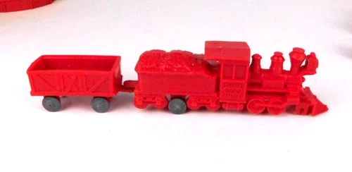 VTG 1961 Marx Sears Disneyland Playset Lot Locomotive & Tender (1 Axle missing)