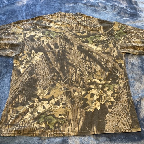 Jerzees Outdoors Camo Long Sleeve T-Shirt Men’s 2XL Pocket Tee Ribbed Knit Cuffs - Picture 14 of 22