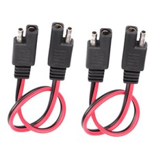 16ga Quick Disconnect Connect 2-pin SAE Waterproof Wire Harness Plug Heavy Du...