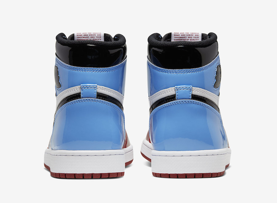 Nike Air Jordan Retro 1 OG Fearless Patent Leather White