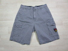 Vintage PLUGG Cargo Shorts 33 Men's Baggy Wide Leg Y2K Utility 1st Division