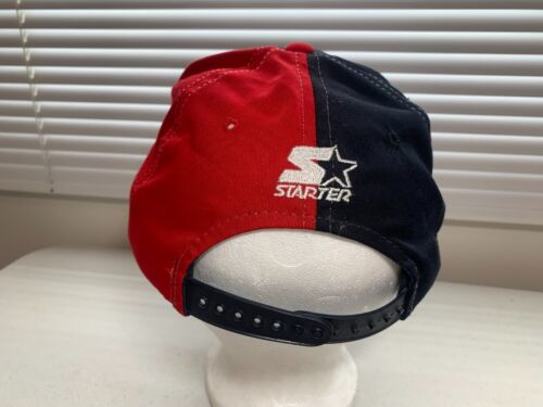 Vintage Cleveland Indians Starter Script Spell Out Snapback Hat Cap - Picture 3 of 6