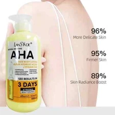 AHA Strong Brightening Body Cream Hydroxy Acid Vitamin C Whitening 500ml USA