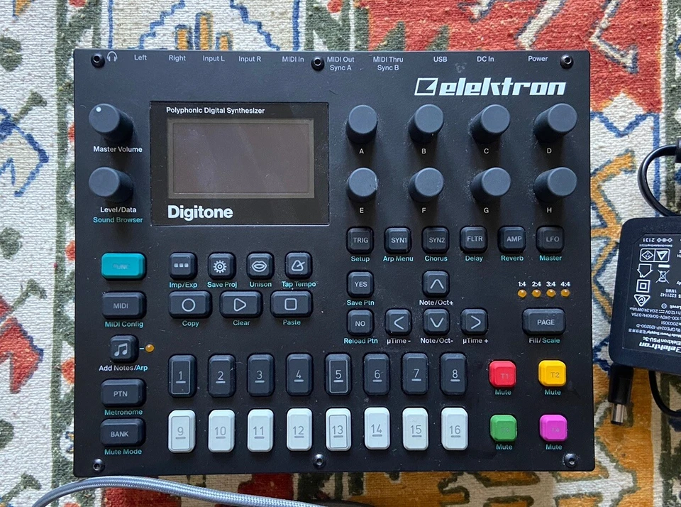 Elektron Digitone 8 Voice Polyphonic Digital Synthesizer - Back (DTN1) - Image 2 of 3