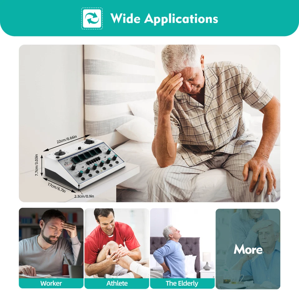 KWD808-I 电动针灸刺激器输出贴按摩器护理新品 — 第 3/4 张图片