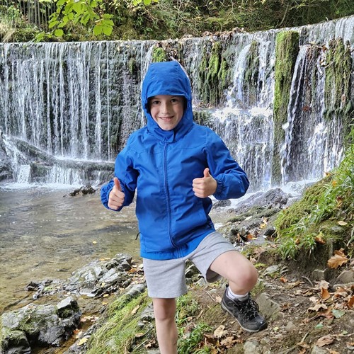 Kids Waterproof Rain Jacket Walking School Nursery Windproof Coat Age 3 - 13 - Picture 27 of 30