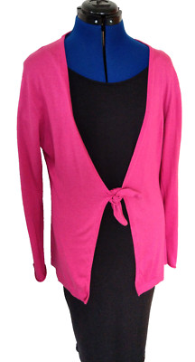 REPEAT   100 % Viskose   Strickjacke Cardigan Gr. 44 feminines pink
