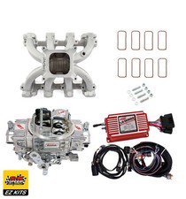 Skspeed Ls1 Carb Intake Kit -edelbrock Victor Jrmsd 6014quickfuel 750 Carb