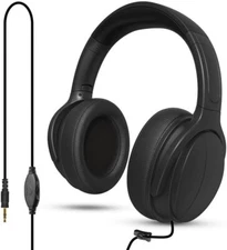 Extra Long Cord Wired Headphone for TV and PC for TV Watching for Seniors wit...