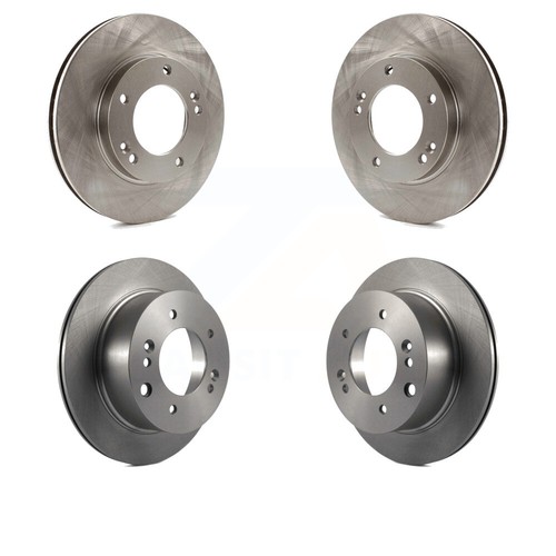 Front Rear Disc Brake Rotors Kit For 20032006 Kia Sorento Fits 20032006 Kia So eBay