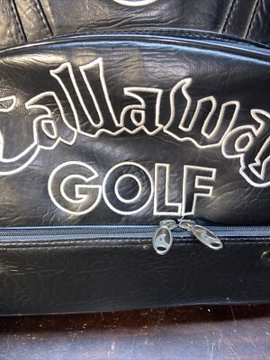 CALLAWAY GOLF LEATHER TRAVEL DUFFLE BAG CARRY ON | eBay