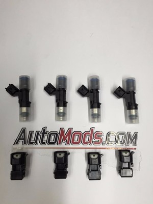 Genuine Bosch 52lb 550cc EV14 Fuel Injectors 1.8T turbo Golf Audi A4 ...