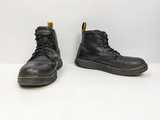 Dr. Doc Martens Ledger SD Black Work Boots Industrial Steel Toe Size 8