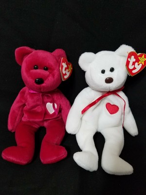 pink valentino beanie baby