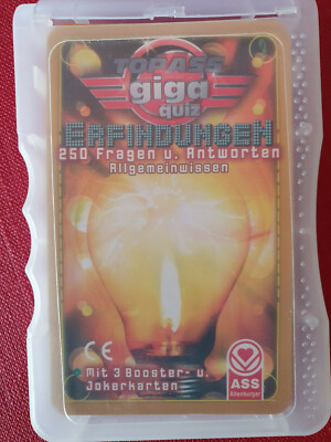TOPASS giga quiz ERFINDUNGEN 250 Fragen u. Antworten Allgemeinwissen