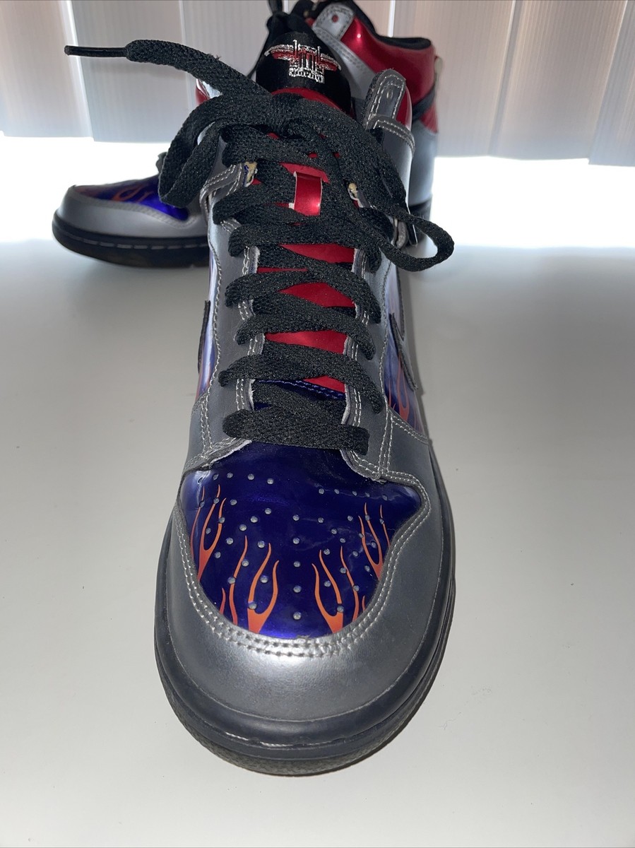 Nike Dunk High GS 'Optimus Prime' 308319 001 Youth size 7Y