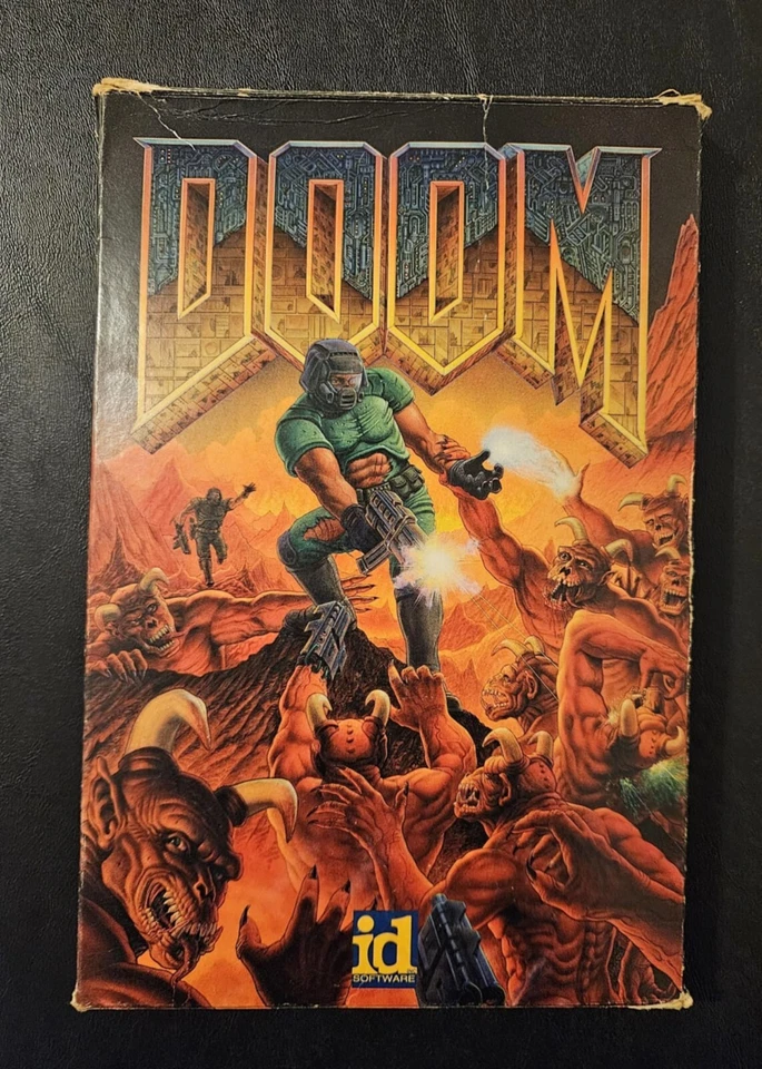 Doom - 1993 Original v1.1 - Registered disks (blue) - Big Box Collection - RARE! - Image 2 of 4