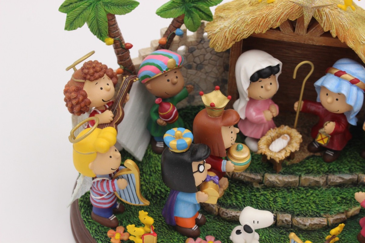 Danbury Mint 2007 The Peanut Christmas Nativity Snoopy, Charlie Brown  DAMAGED | eBay
