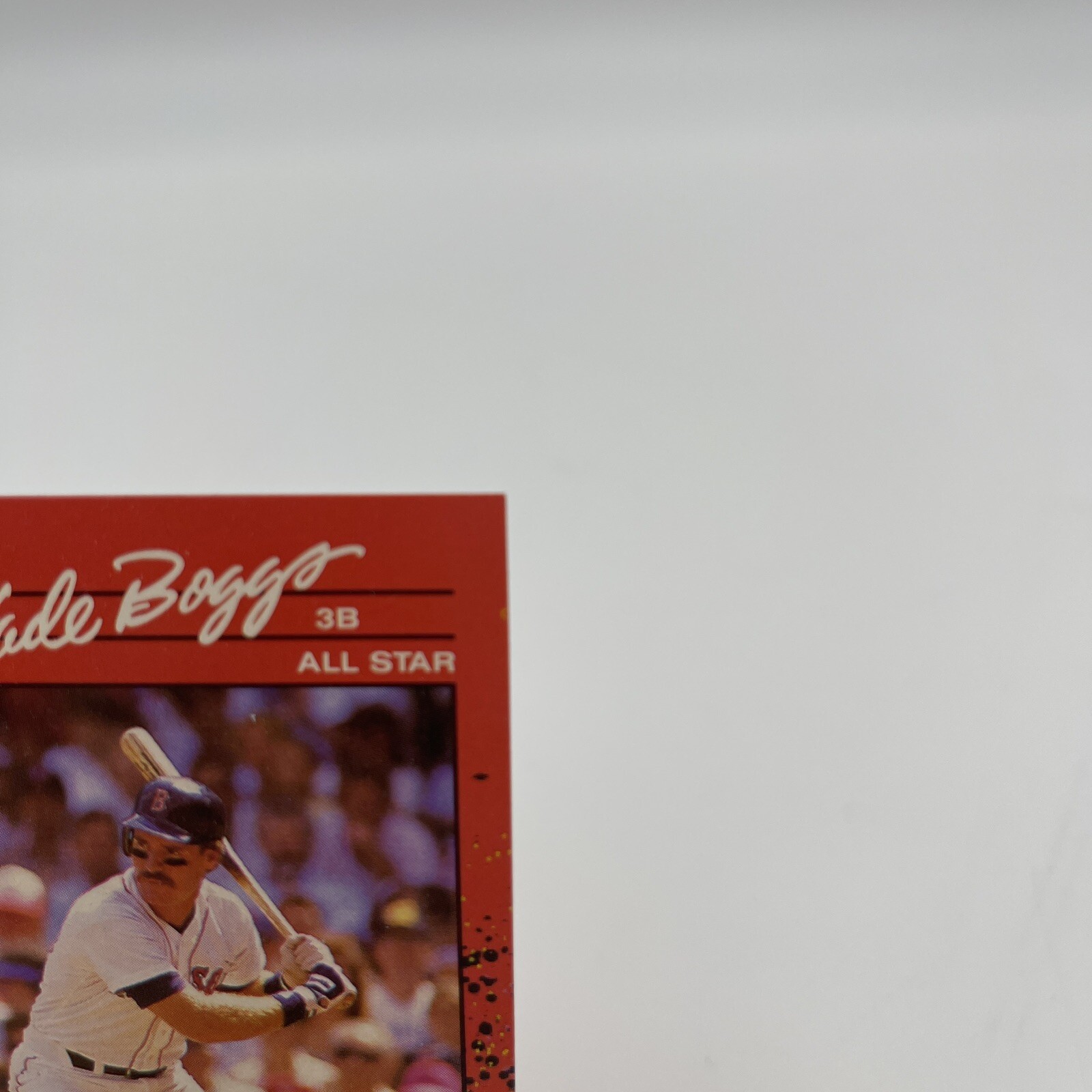 Wade Boggs 1990 Donruss #712- Error Card | eBay