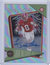 2022 PANINI LEGACY JOHN METCHIE III #UL-14 SILVER UNDER the LIGHTS ROOKIE AUTO