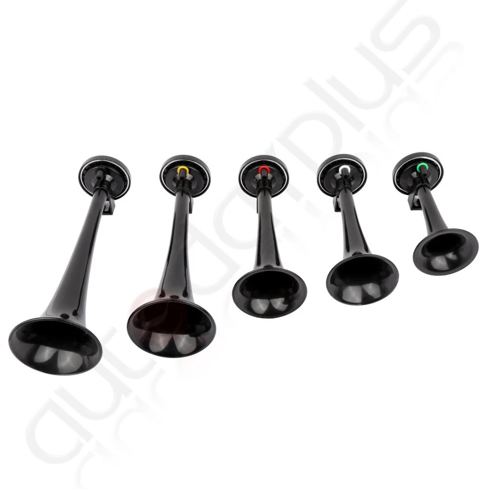 Ultra Fuerte Dixie Musical Coche Air Horn Kit Dukes of Hazzard General Lee Negro Foto 3 de 4