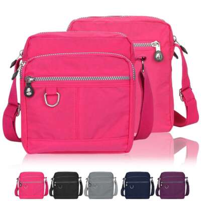 Womens Messenger Cross Body Ladies Handbag Bag Shoulder