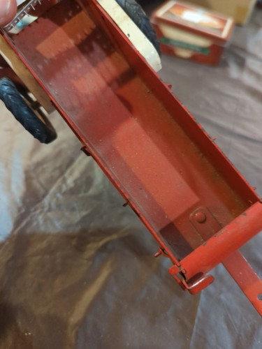 TRU-SCALE 1960’s Vintage Manure Spreader Pressed Steel Farm Toy - Picture 7 of 9