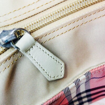 Burberry London Blue Label Handbag nova check color pink fashion