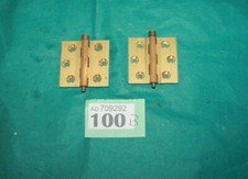 Hinges Draw Door Hinge Cupboard Vintage Brass ref 100B  (FREE UK POSTAGE)