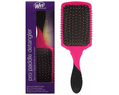 Wet Brush Pro Paddle Detangler Brush - Pink Vented Design AquaVent HeatFlex - Picture 2 of 2
