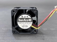 Sanyo 109P0412P3F043 4028 DC12V 0.105A 4CM Temperature Control Cooling Fan