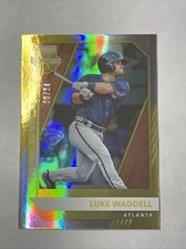 Luke Waddell - 2021 Elite Extra Edition #157 Aspirations Gold Cut /24