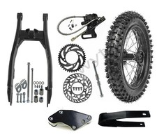 Kit basculante de llanta trasera 90/100-14"" Pit Bike Apollo SSR RFZ YZ80 CR85 80