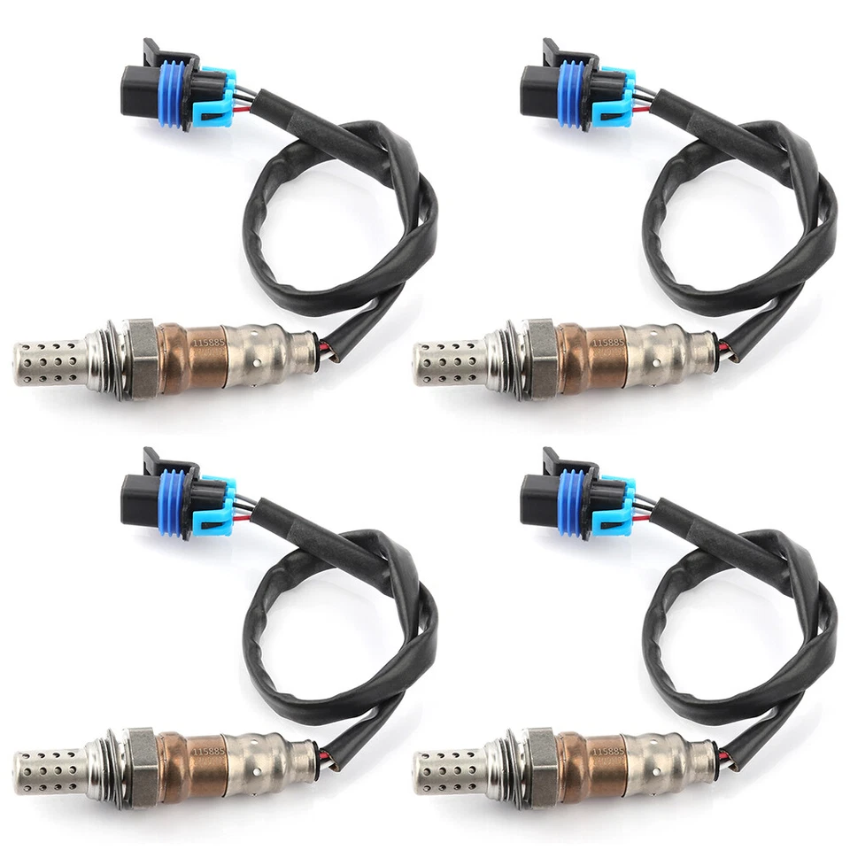 Sensor de oxígeno O2 02 4 piezas aguas arriba + aguas abajo para Chevrolet Impala 2015 3,6 L Foto 2 de 4
