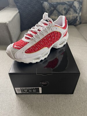 Size 9.5 - Nike Air Max Tailwind 4 x Supreme University Red 2019 | eBay