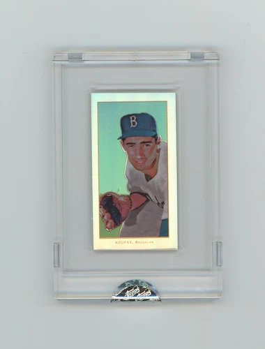 2011 Topps eTopps Sandy Koufax T206 Refractor Encased #'d 374/999