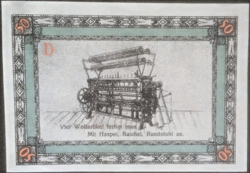 50 Pfennig Apolda 1921 Gutschein Notgeld #15.02.c