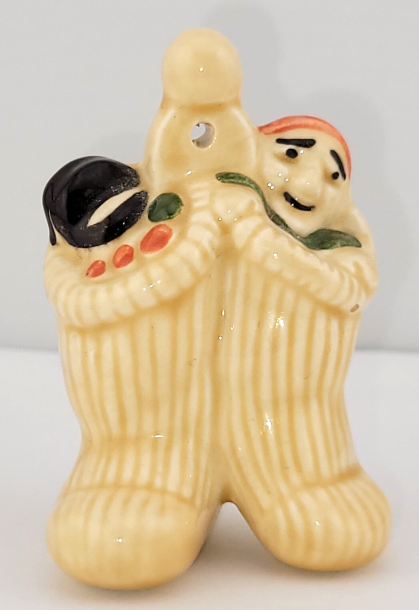 Vintage Goebel W Germany Christmas Stocking Ornament Figurine 2/18